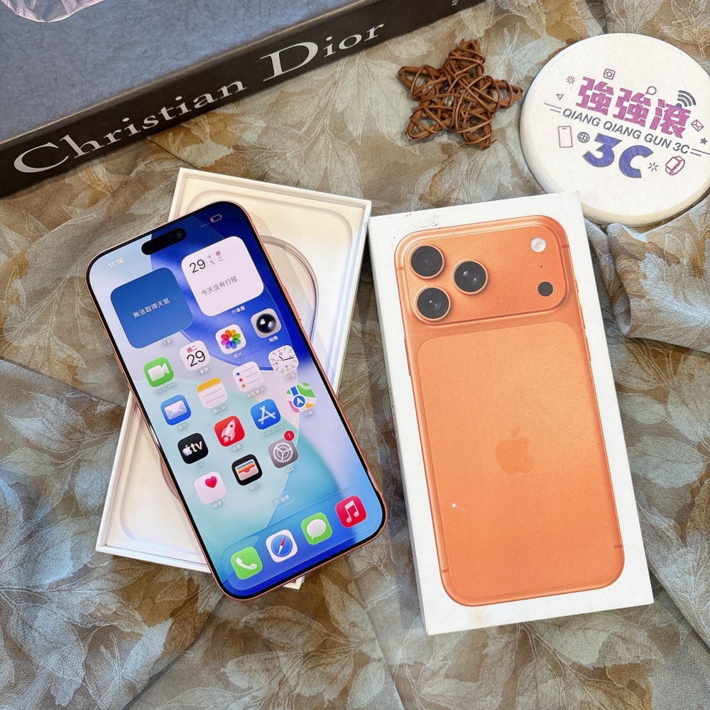 二手iPhone17 Pro Max 256G 橘色#04818(店家保固)