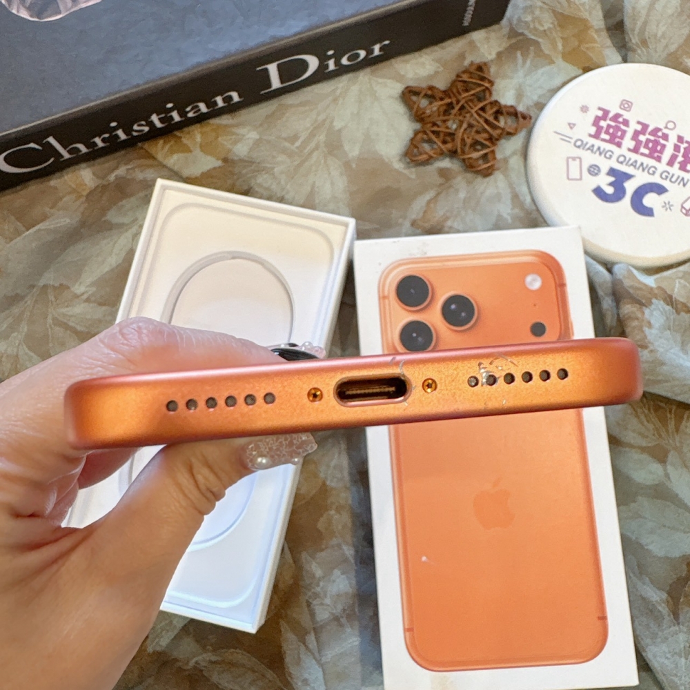 二手iPhone17 Pro Max 256G 橘色#04818(店家保固)