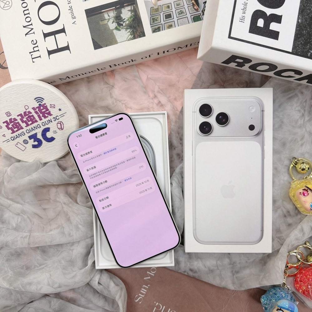 歸仁- 二手iPhone 17pro max 256G 銀色*97973(店家保365天)