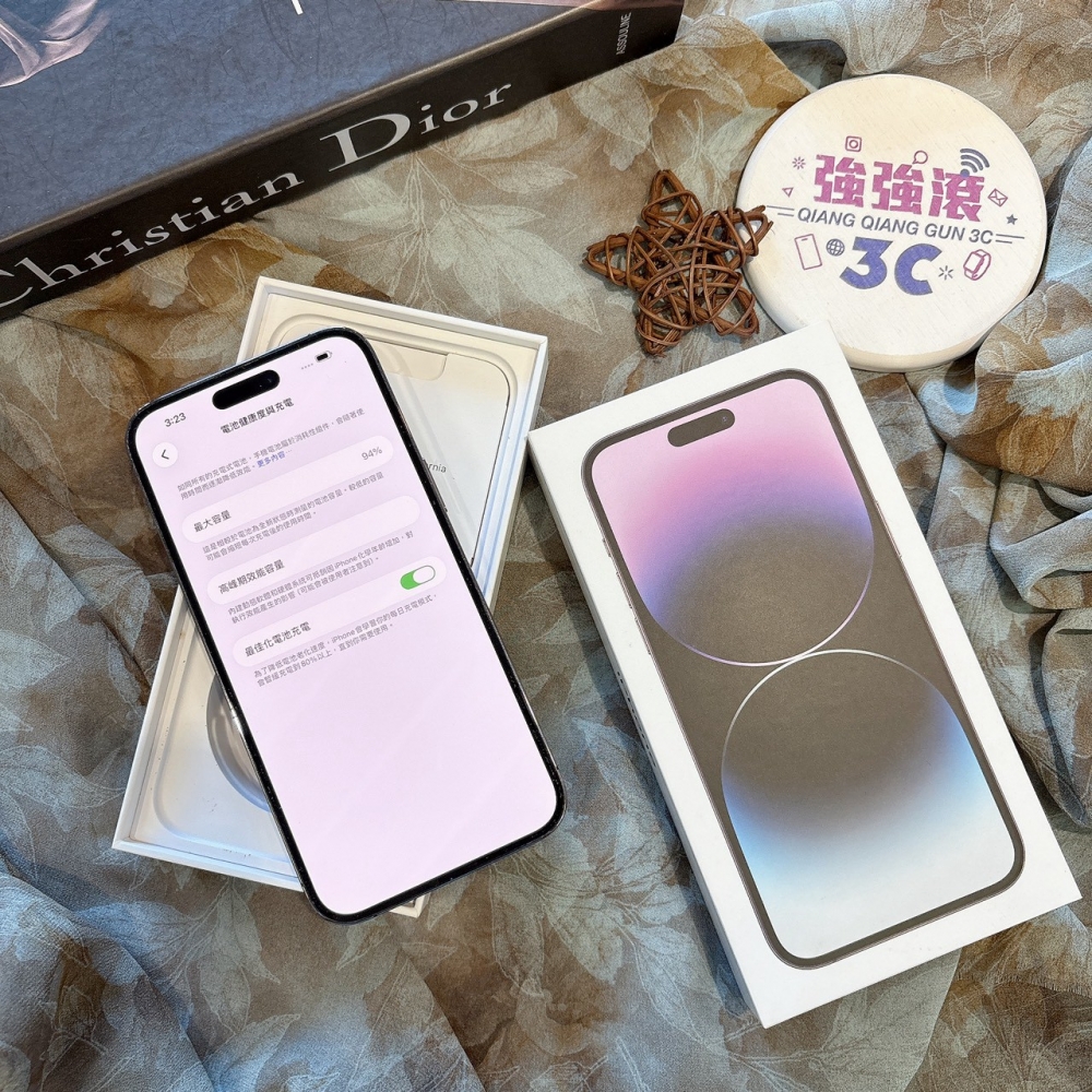二手 iPhone14 PRO MAX 256G 紫色#00315（店家保固365天）