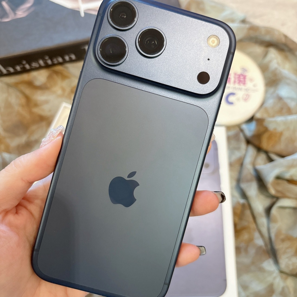 二手iPhone17 Pro Max 256G 藍色#22540（店家保固）