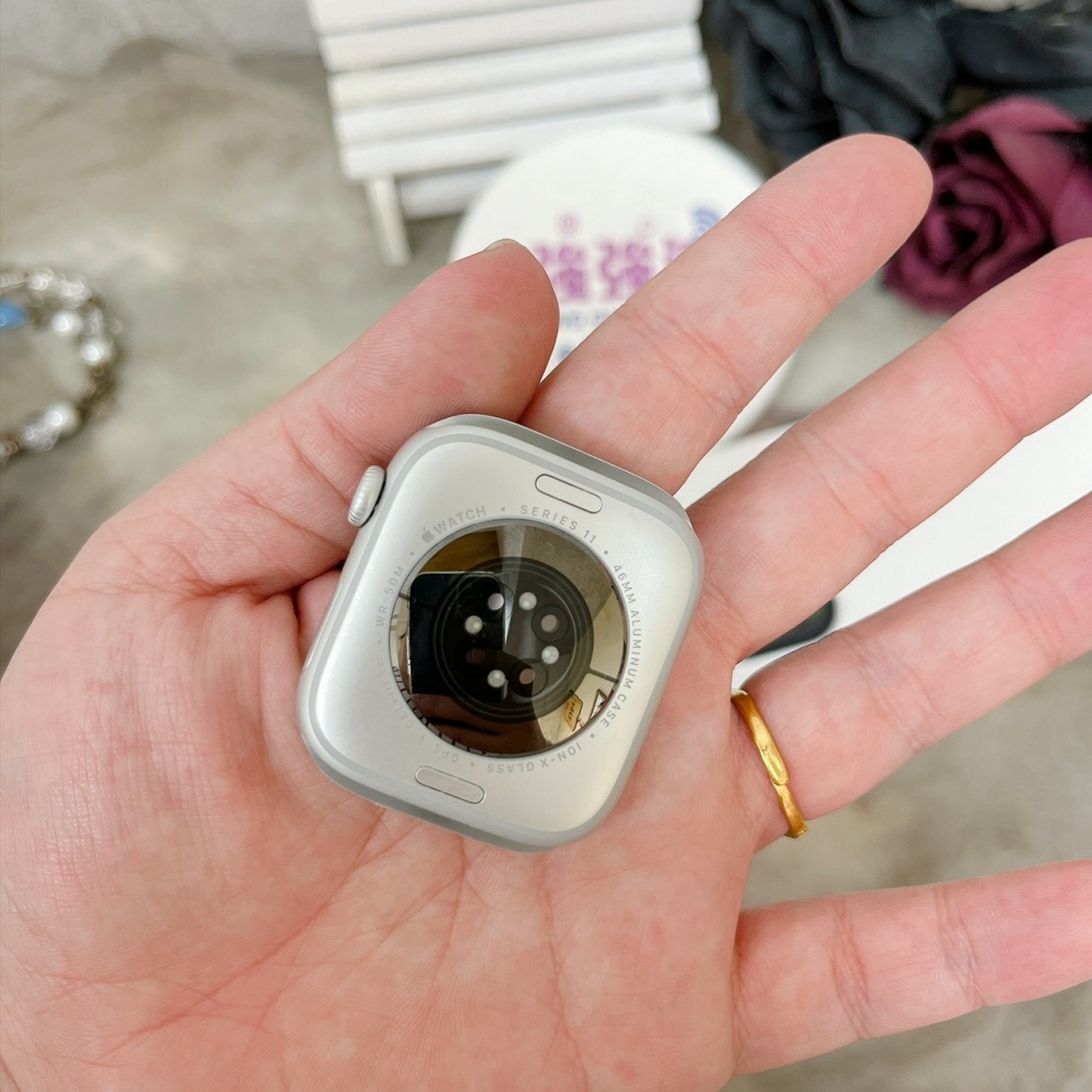 佳里-二手 Apple Watch S11 46mm LTE 星光色*01175(原廠保固)