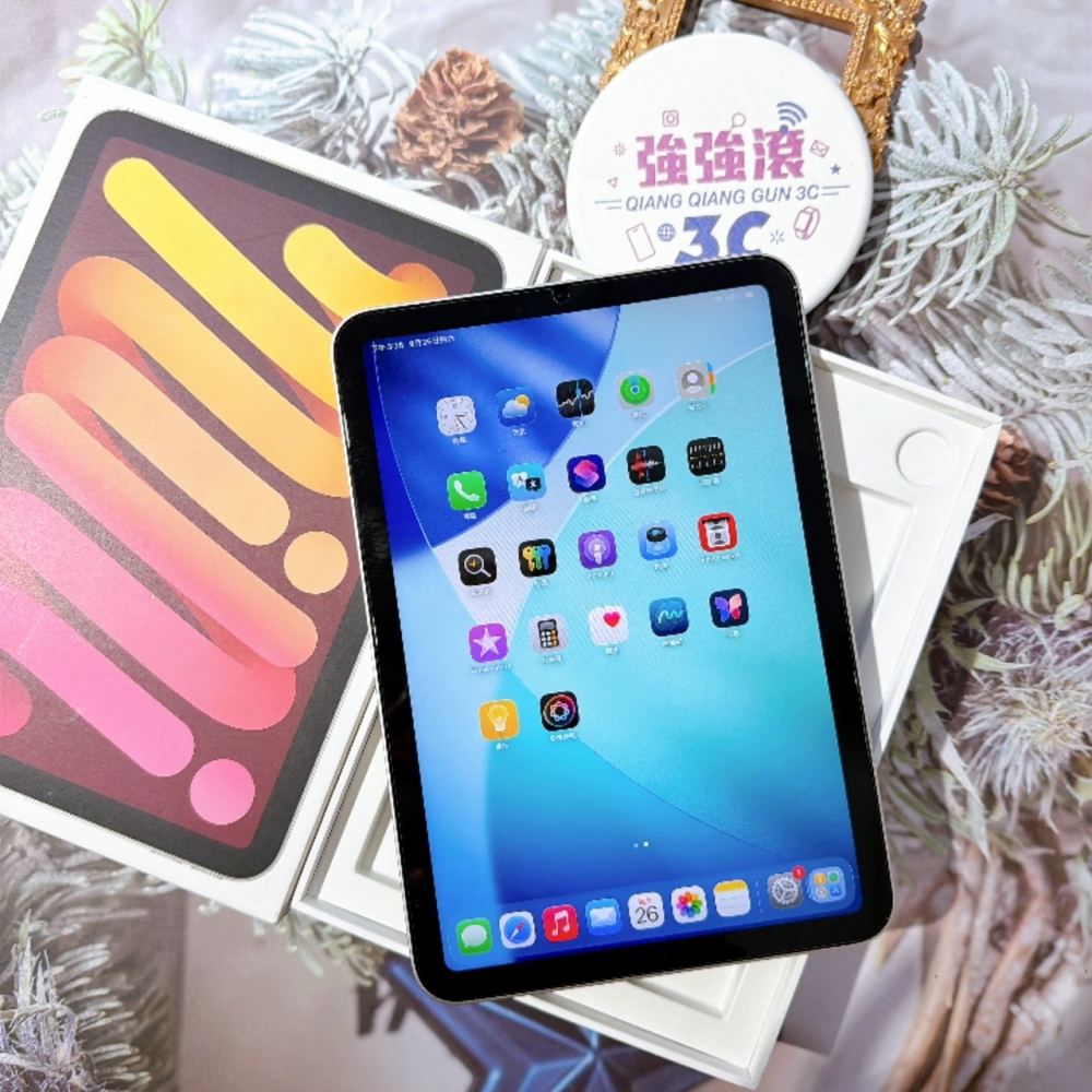 善化-二手iPad mini A17 pro WiFi 128G 灰色#WC7FX（店家保固）