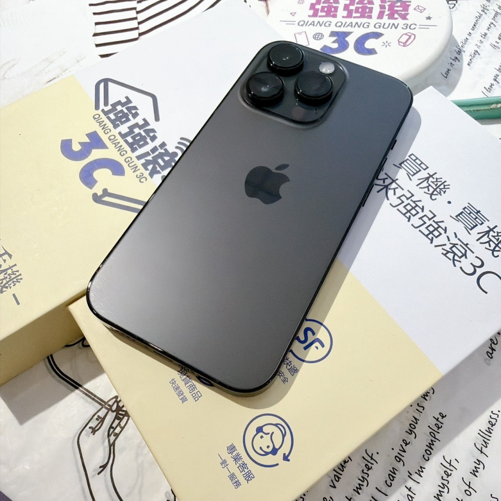 善化-二手 iPhone14 Pro 256G 黑色#72182 （店家保固365天）