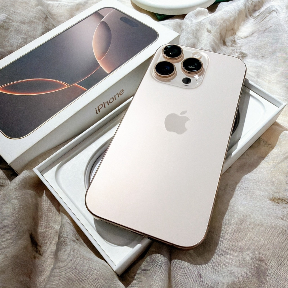 善化-二手 iPhone16 Pro 128G 金色#44565 （店家保固365天）  