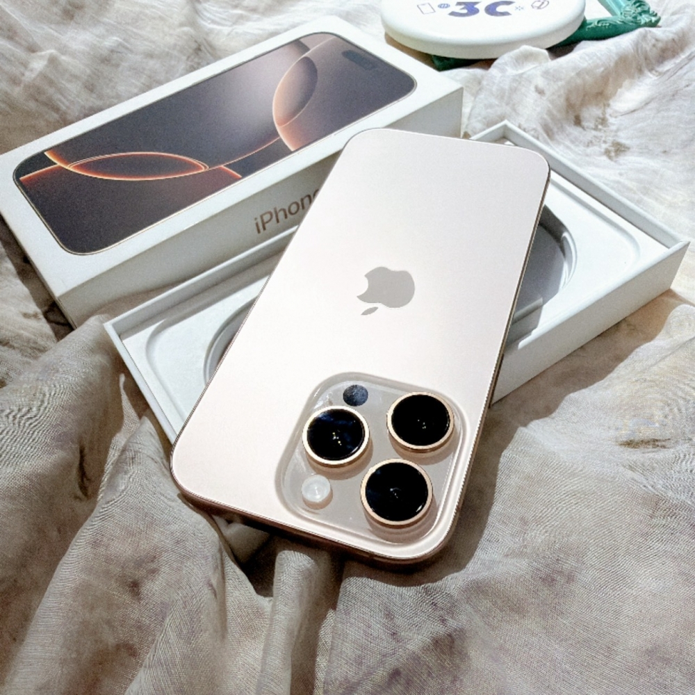善化-二手 iPhone16 Pro 128G 金色#44565 （店家保固365天）  