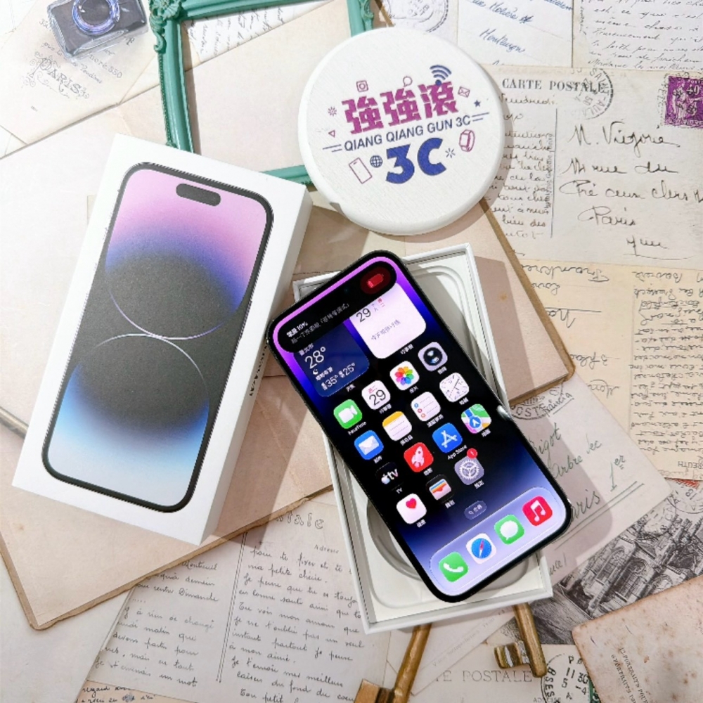 善化-二手 iPhone14 Pro 256G 紫色#44388 (店家保固365天)