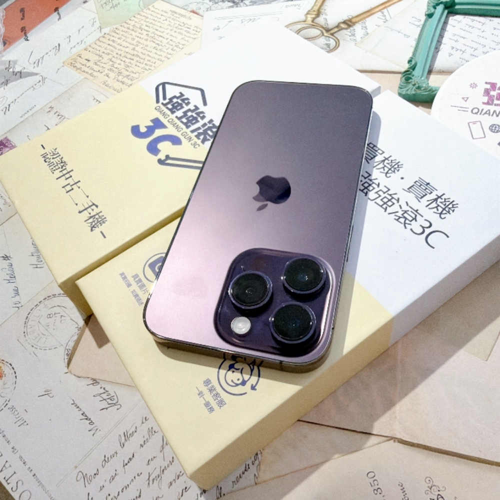 善化-二手 iPhone14 Pro 128G 紫色 #18629（店家保固365天）