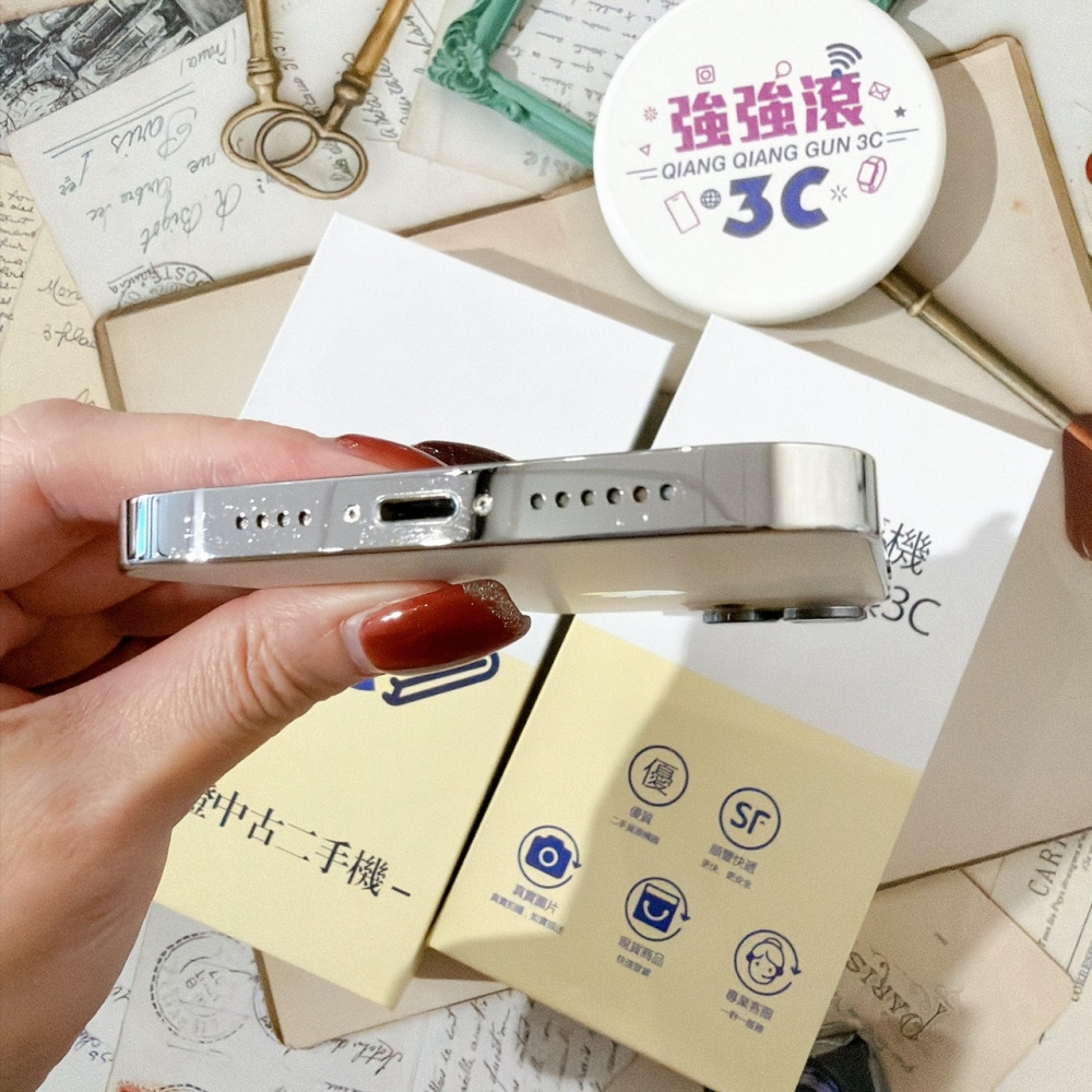 善化-二手 iPhone13 Pro MAX 256G 銀色#37192(店家保固)