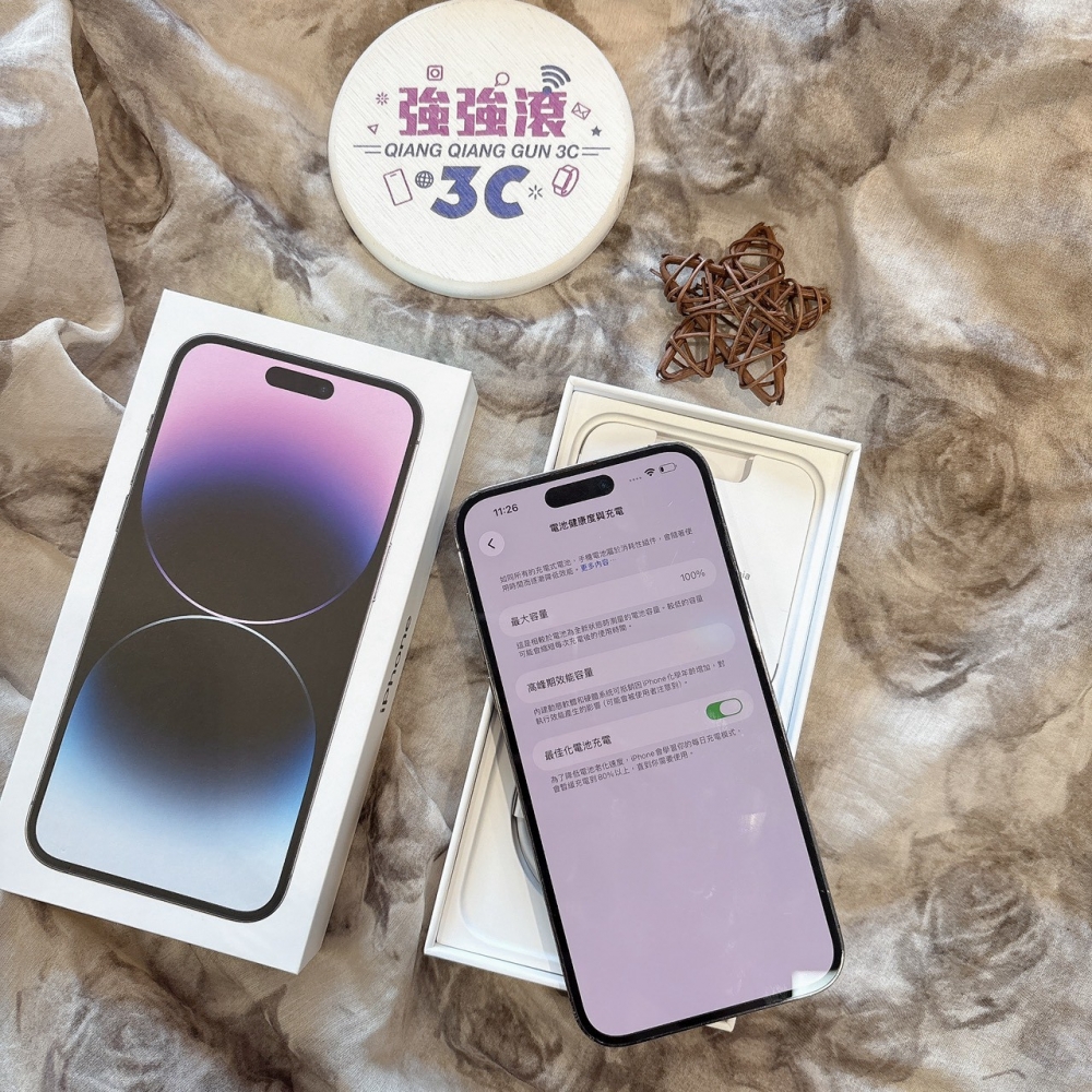 二手 iPhone14ProMax 128G 紫色*33666(店家保固)