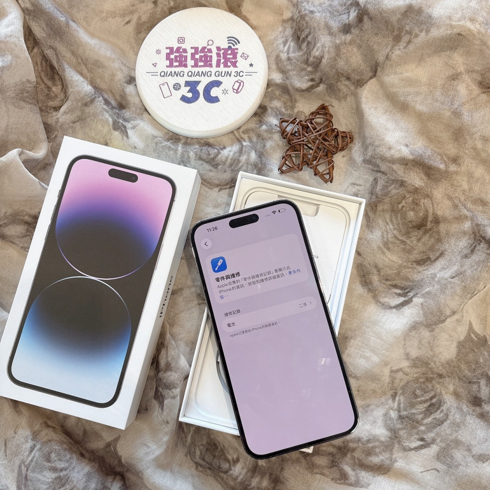 二手 iPhone14ProMax 128G 紫色*33666(店家保固)