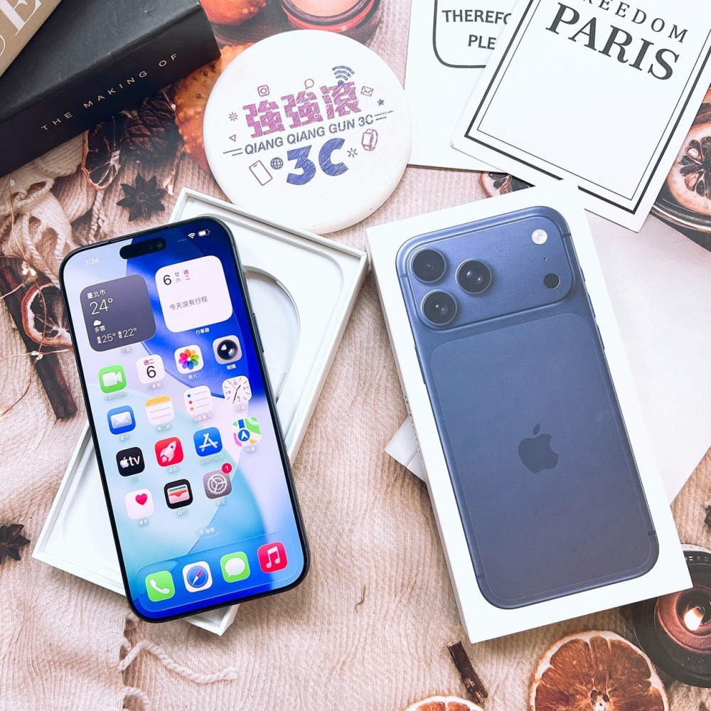 二手 iPhone17ProMax 256G 藍色*12034(店家保固)