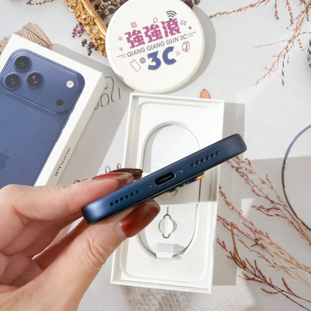 善化-二手 iPhone17 Pro Max 256G 藍色#12074(店家保固)
