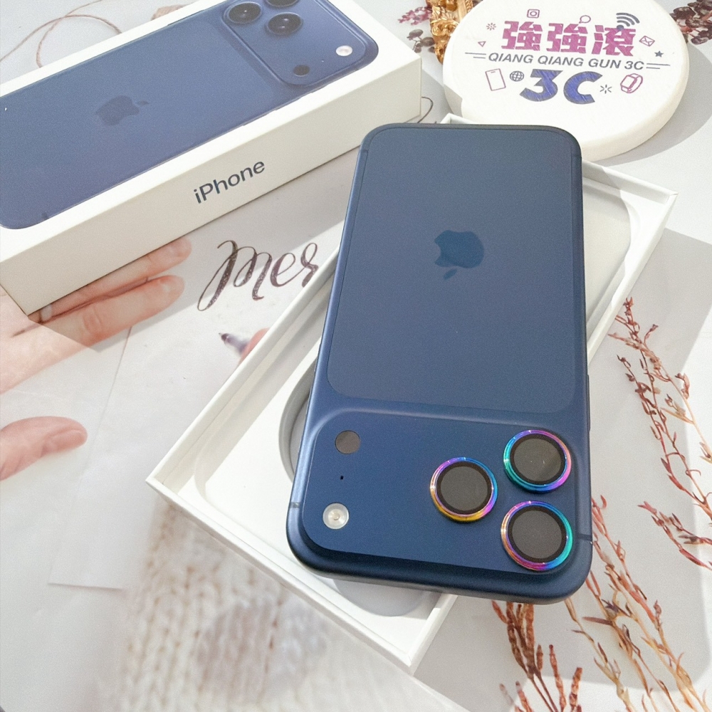 善化-二手 iPhone17 Pro Max 256G 藍色#12074(店家保固)