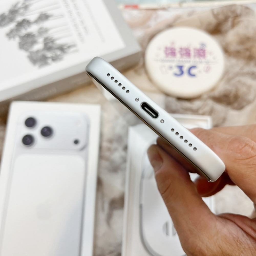 二手iPhone17 Pro Max 256G 銀色#66495（店家保固）