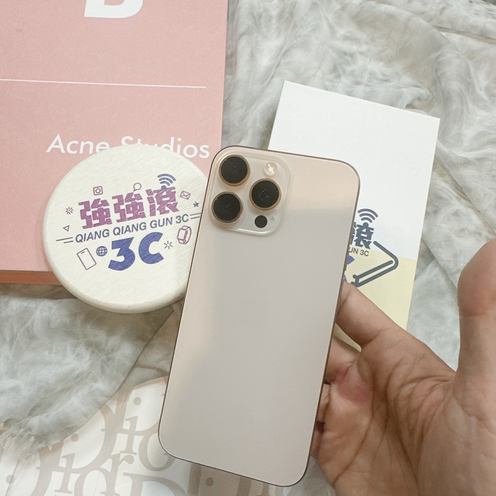 二手-iPhone16 Pro MAX 256G 金色#50045(店家保固365天)