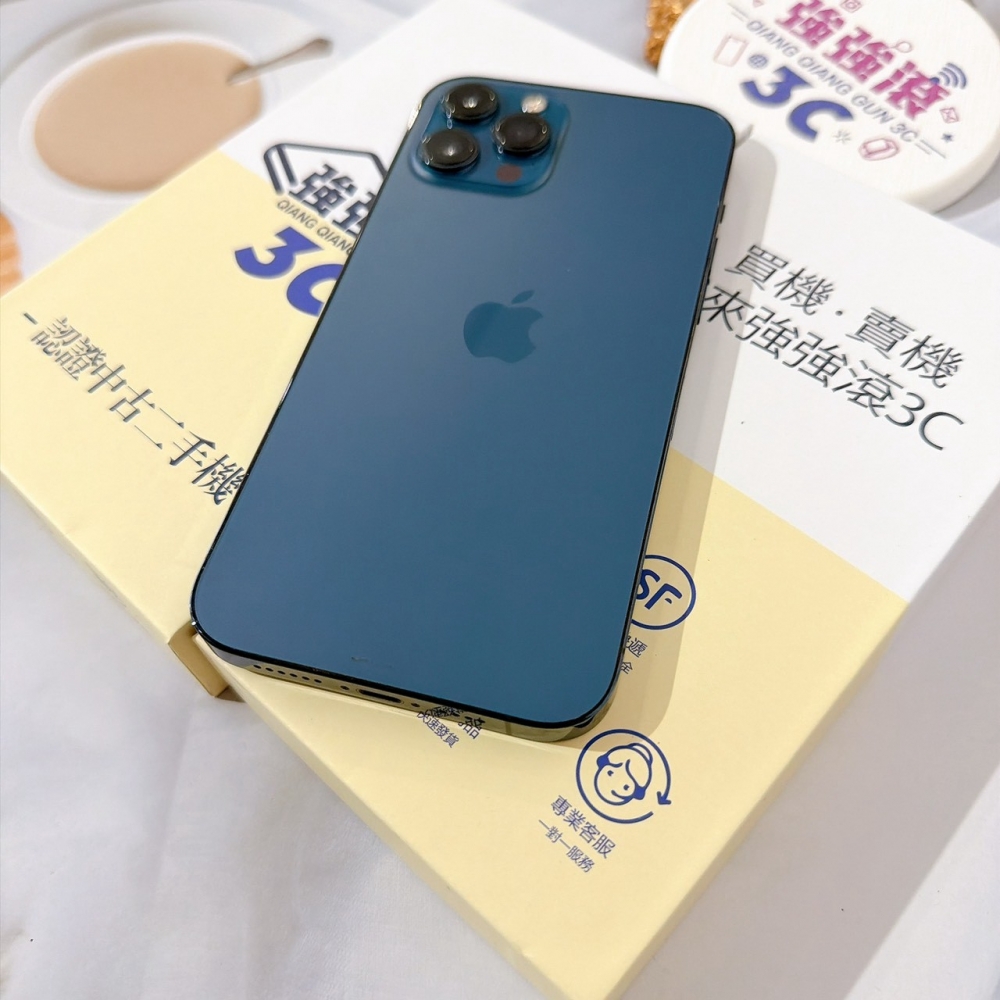 善化-二手 iPhone12 Pro Max 128G 藍色#14576（店家保固）