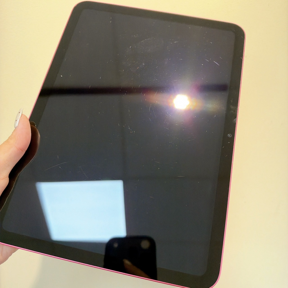 鹽行-二手 ipad A16-128G 粉色 #KWXW0(原廠保固)