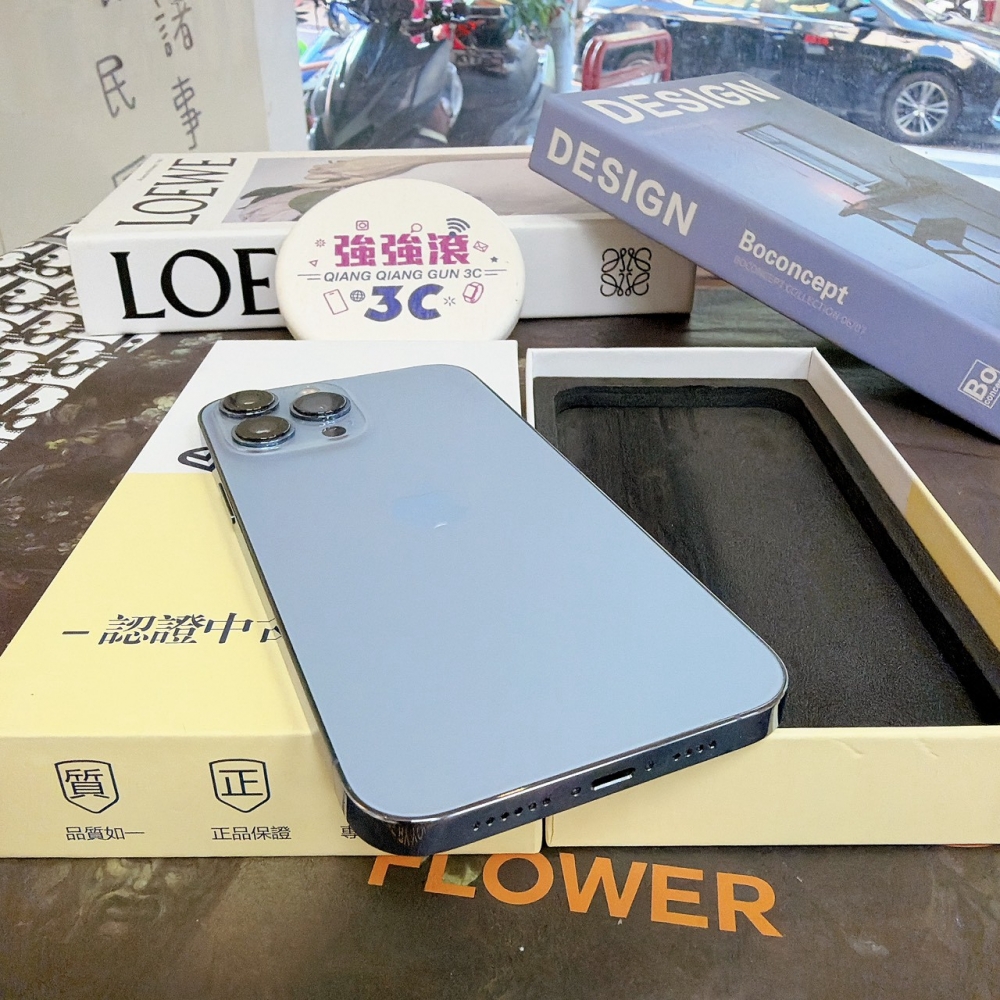 鹽行-二手 13 pro max  256G 藍色 #27814（店家保固）