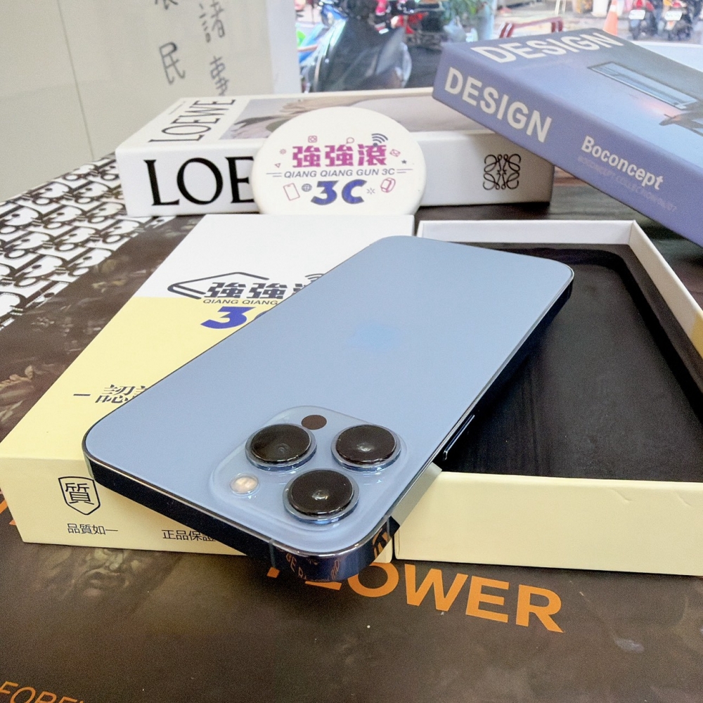 鹽行-二手 13 pro max  256G 藍色 #27814（店家保固）