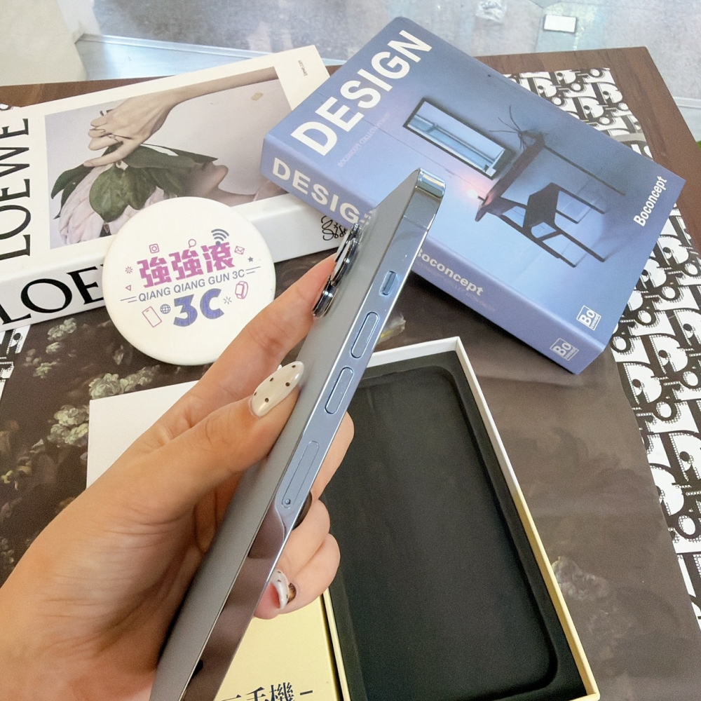 鹽行-二手 13 pro max  256G 藍色 #27814（店家保固）