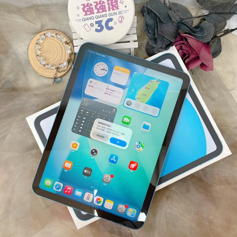 佳里-二手 iPad A16 128G 藍色#RVWDN(原廠保固)