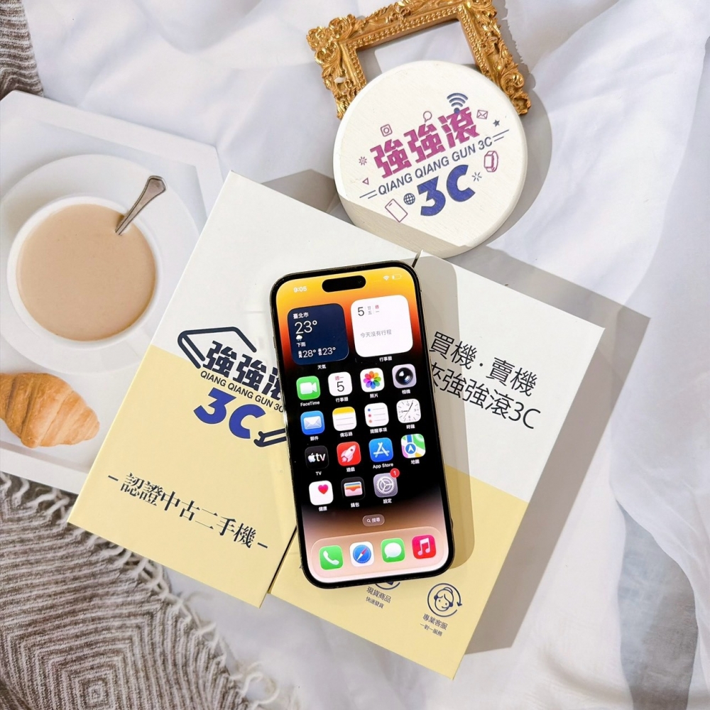 善化-二手- iPhone14 Pro 128G 金色#47730 (店家保固365天)