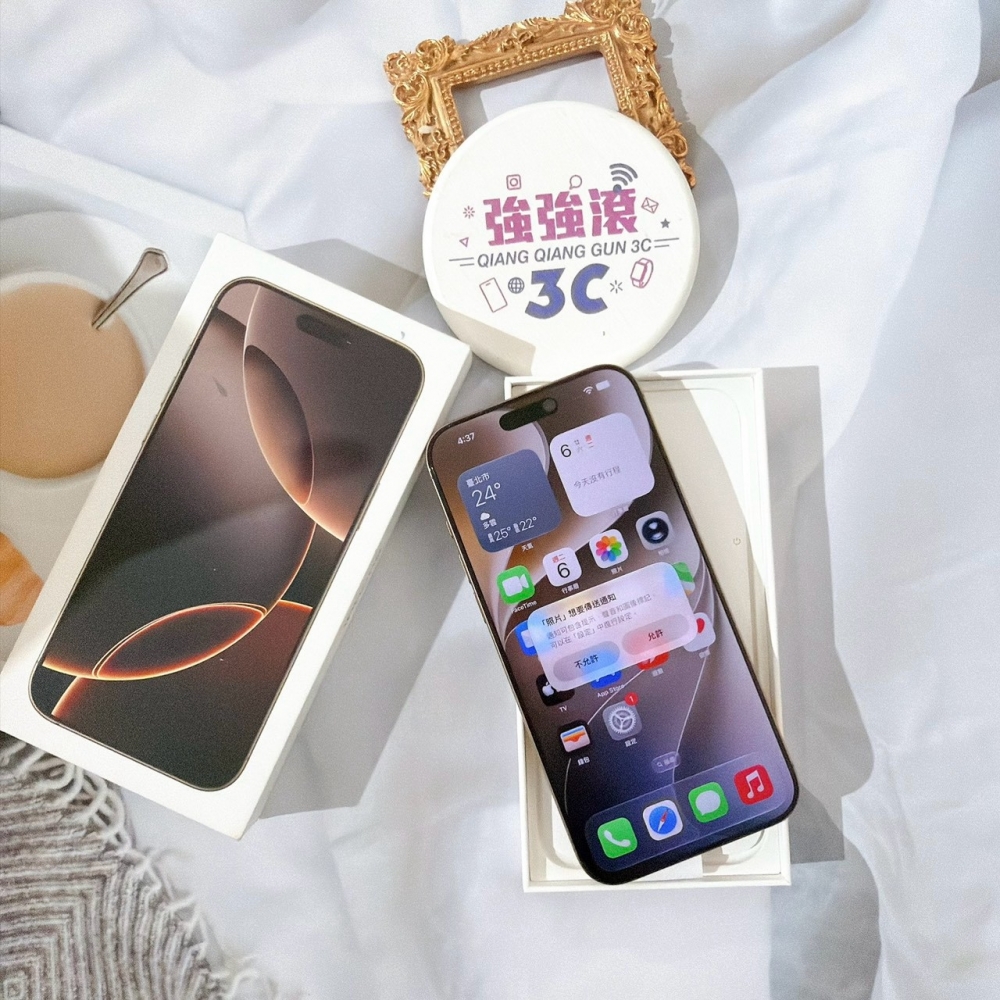 善化-二手iPhone16 Pro Max 512G 金色#30353(店家保固)