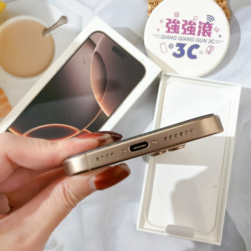 善化-二手iPhone16 Pro Max 512G 金色#30353(店家保固)