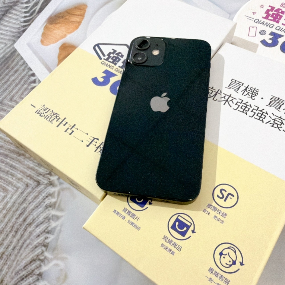 善化-二手 iPhone12 mini 128G 黑色 #41696(店家保固)