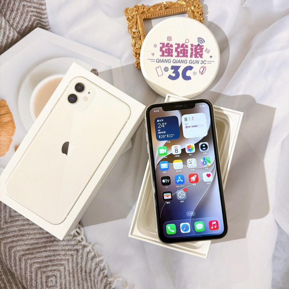 善化-二手 IPHONE 11 256G 白色 #21136(店家保固90天)