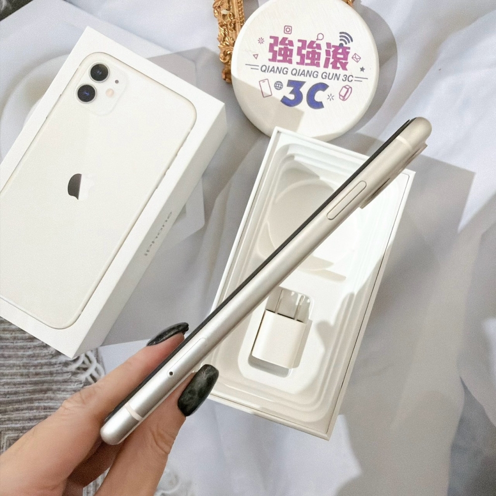 善化-二手 IPHONE 11 256G 白色 #21136(店家保固90天)