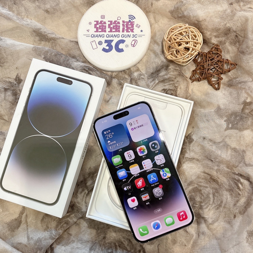 二手 iPhone14 PRO MAX 128G 白色#26028（店家保固365天）
