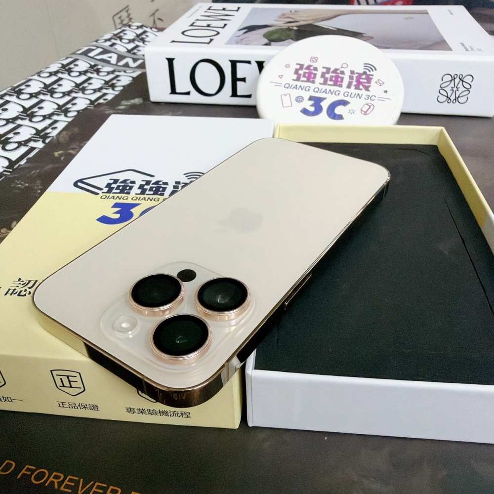 鹽行-二手 14 pro 128G 金色 #05975（店家保固）
