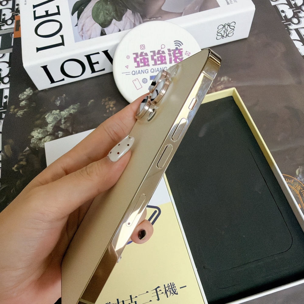 鹽行-二手 14 pro 128G 金色 #05975（店家保固）