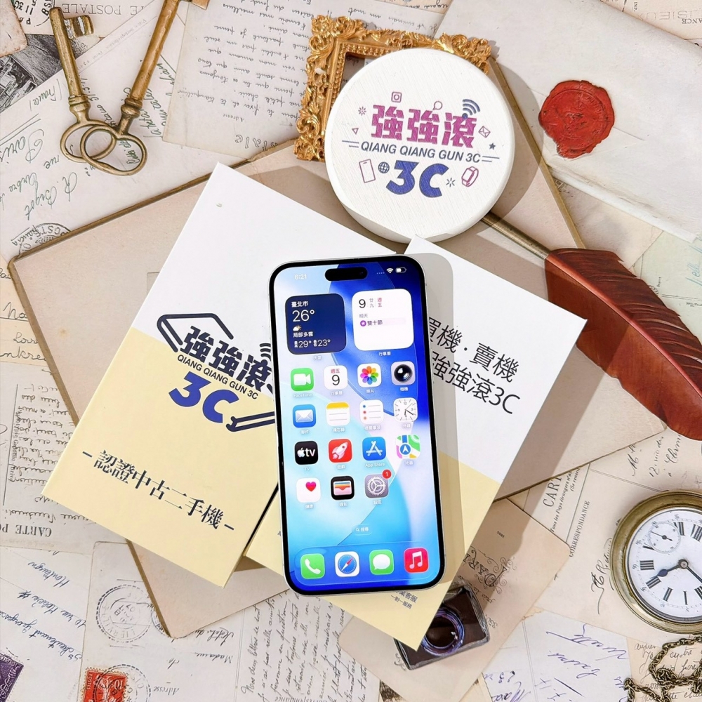 善化-二手 iPhone16 Plus 128G 白色#35230（店家保固）