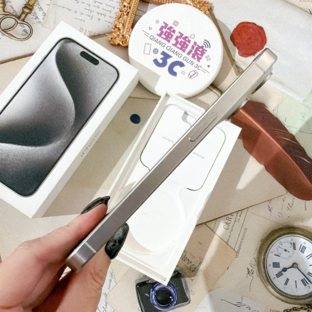 善化-二手 iPhone15 Pro 128G 白色#48750(店家保固)