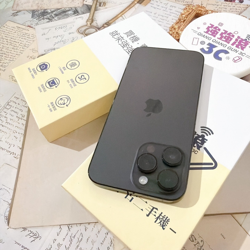 善化-二手 iPhone14 Pro Max 128G 黑色#33039（店家保固）