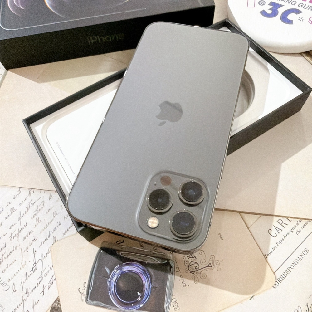 善化-二手 iPhone12 Pro Max 128G 黑色#99583（店家保固）