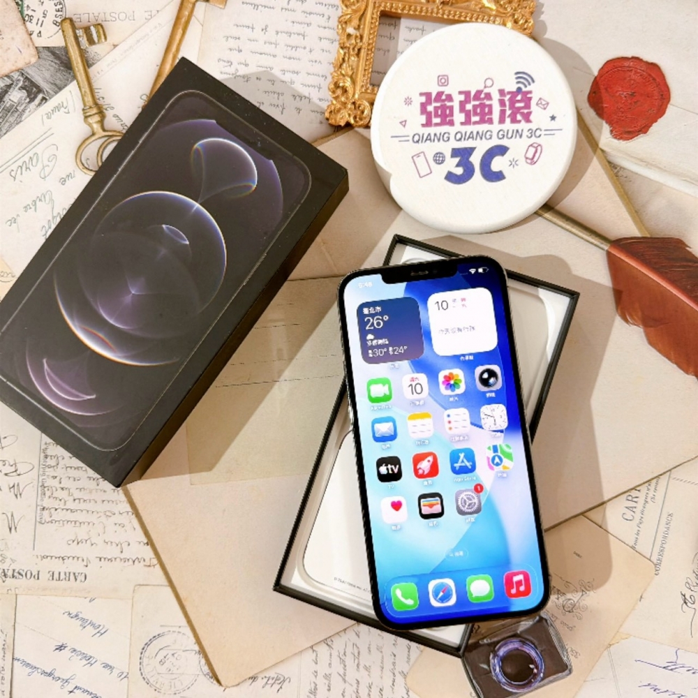 善化-二手 iPhone12 Pro Max 128G 黑色#99583（店家保固）