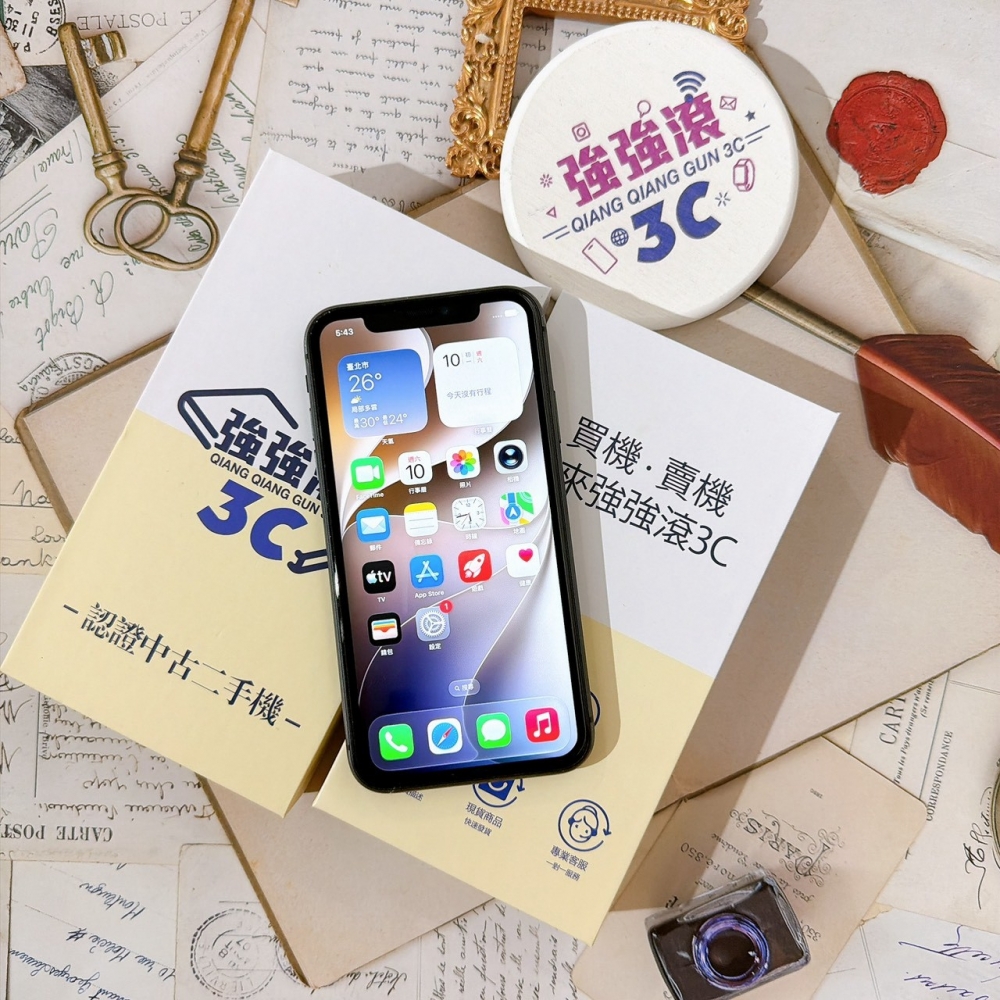 善化-二手 iPhone11 128G 黑色#23263（店家保固）