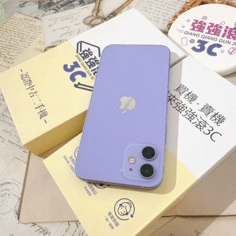 善化-二手 iPhone12 128G 紫色#82172(店家保固)