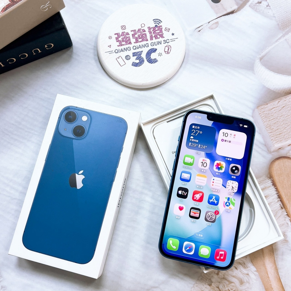二手 iPhone13 128G 藍色*48761(店家保固)