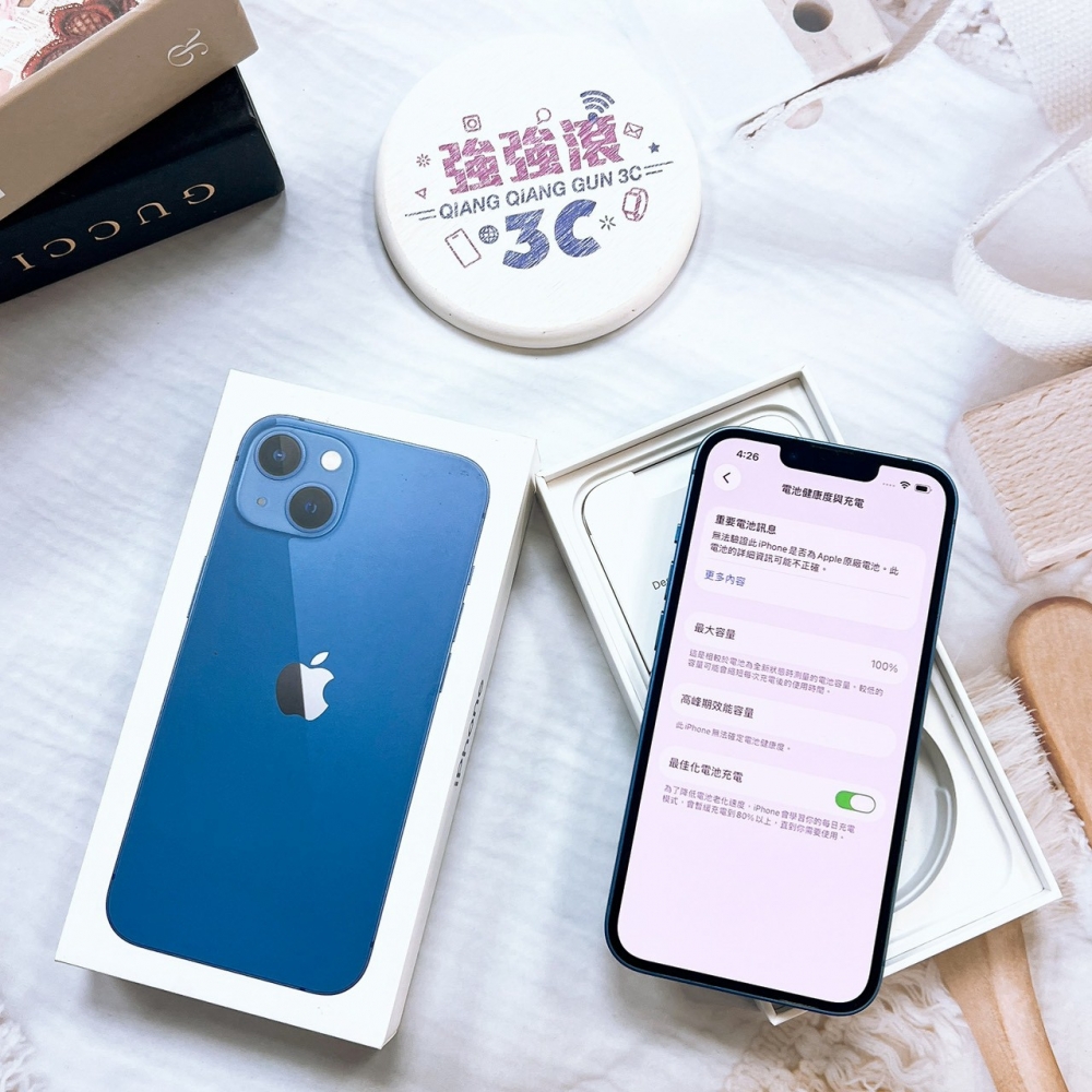 二手 iPhone13 128G 藍色*48761(店家保固)