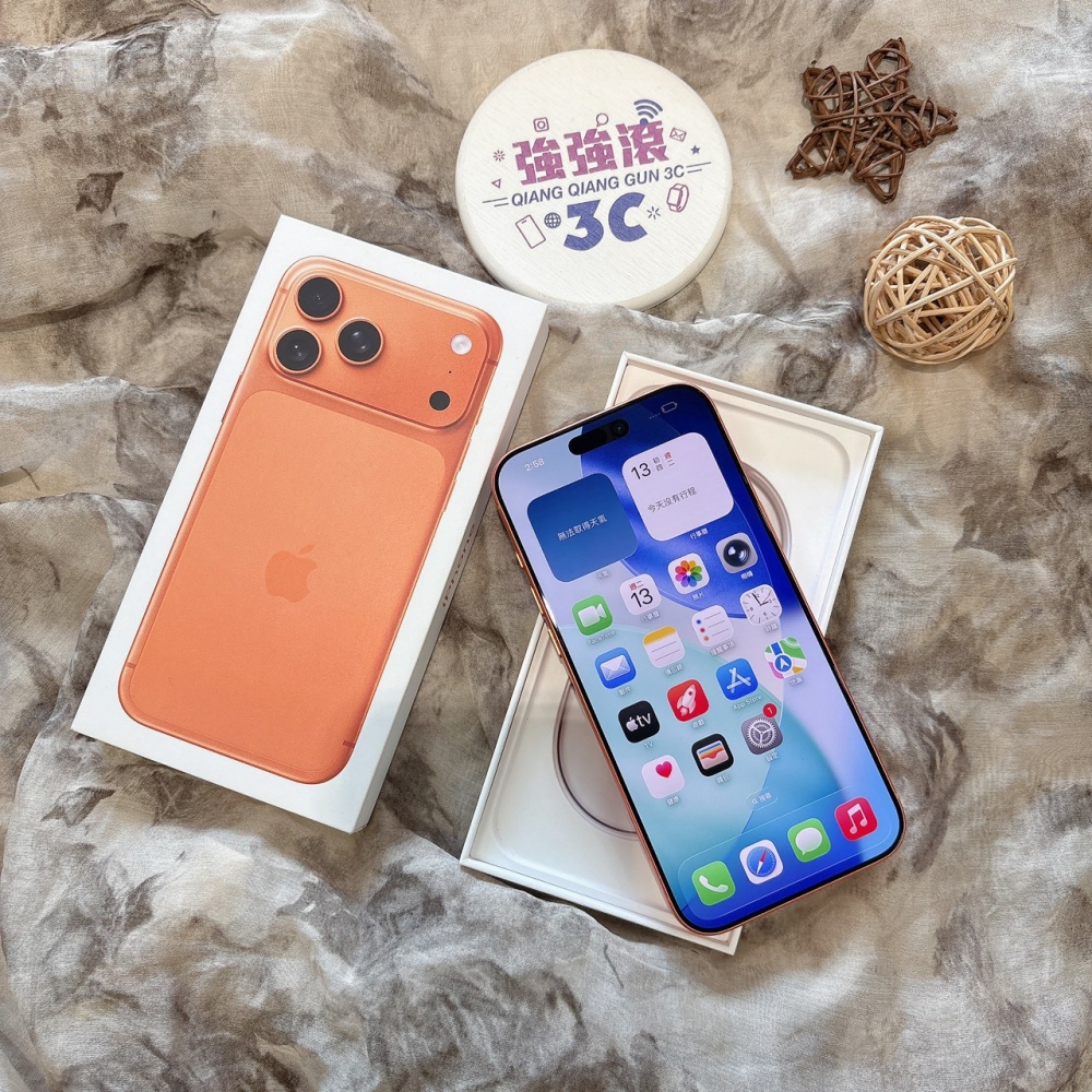 二手 iPhone17 Pro Max 256G 橘色#97865（店家保固）