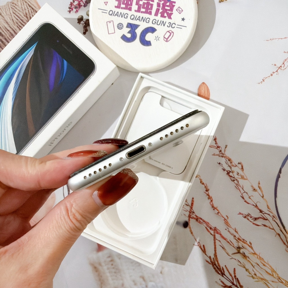 善化-二手 iPhoneSE2 128G 白色#39207（店家保固）
