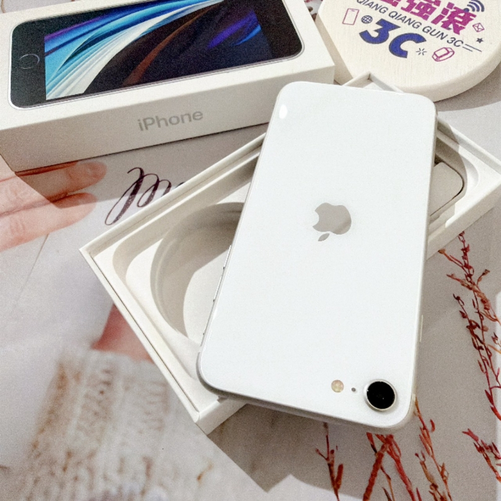 善化-二手 iPhoneSE2 128G 白色#39207（店家保固）