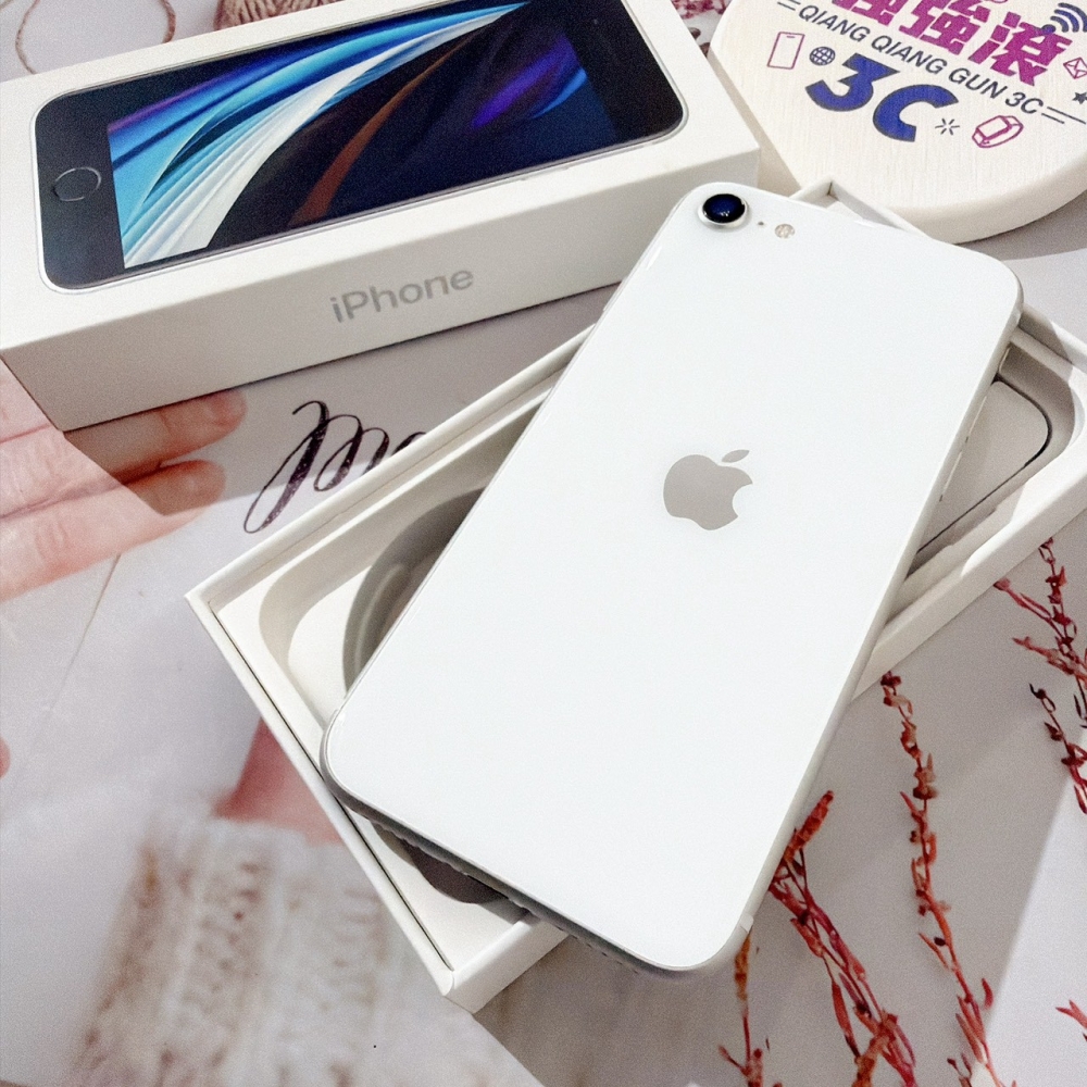 善化-二手 iPhoneSE2 128G 白色#39207（店家保固）