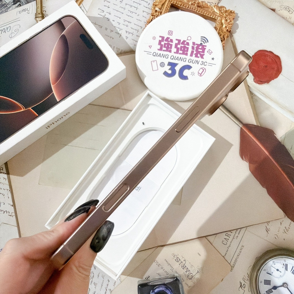 善化-二手 iPhone16 Pro Max 256G 金色#75532（店家保固）