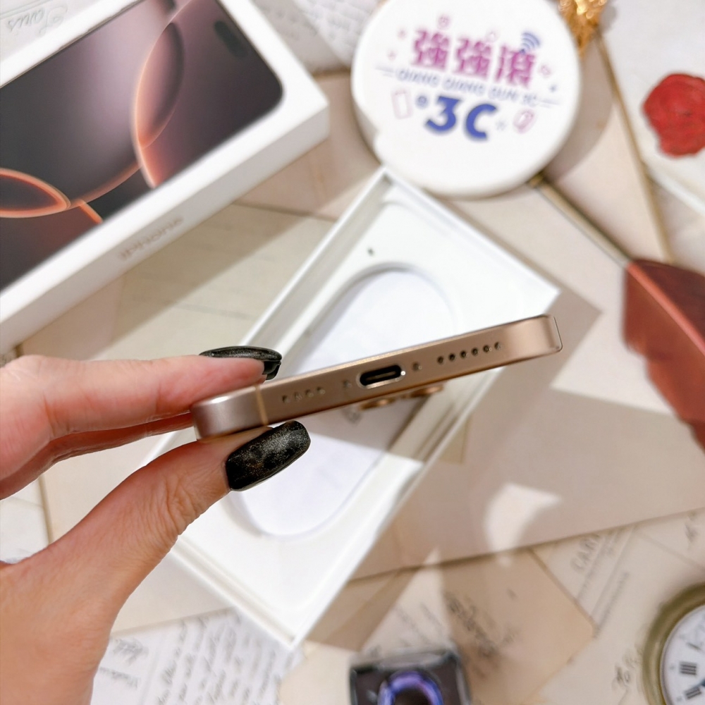 善化-二手 iPhone16 Pro Max 256G 金色#75532（店家保固）